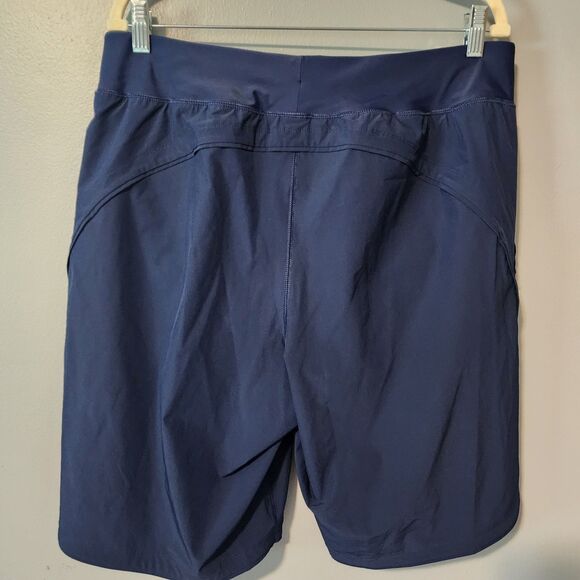 Lands’ End Swim Board Shorts  Navy Blue Womens Plus Size 14 Summer Beach - Picture 5 of 8